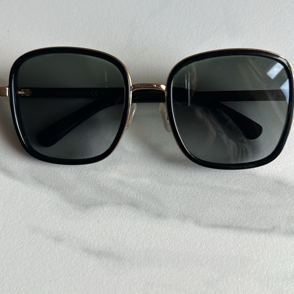 JIMMY CHOO "ELVA" unisex 54 mm rectangular frame sunglasses AUTHENTIC - Picture 12 of 15